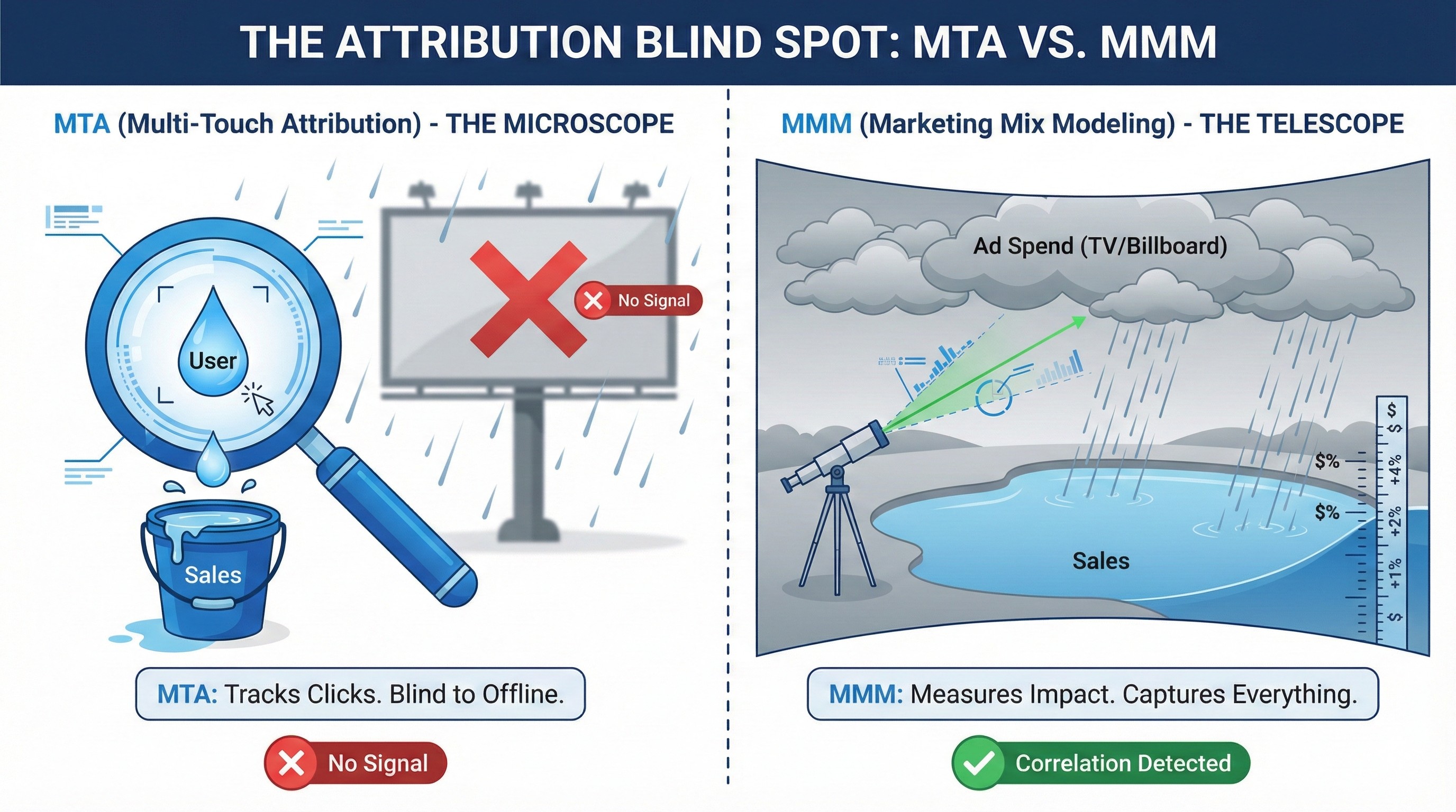 MMM vs MTA Concept